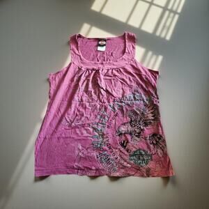 Harley Davidson Purple Tank Top